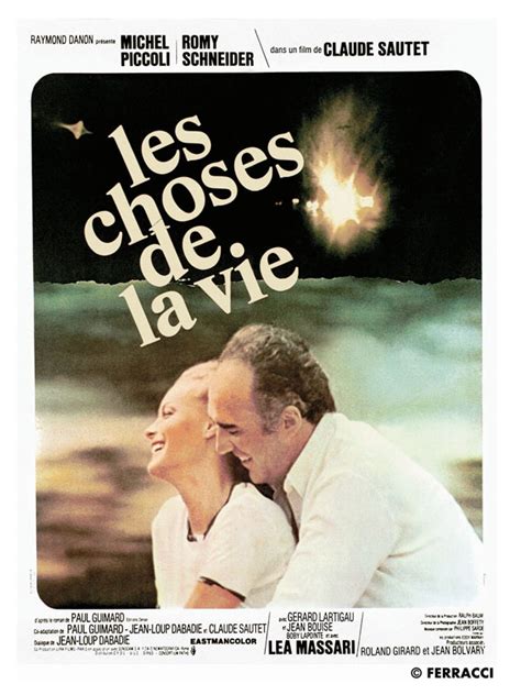 Il s'agit d'une adaptation du roman du même nom les choses de la vie de paul guimard datant de 1967. Les Choses de la vie de Claude Sautet - (1970) - Drame ...