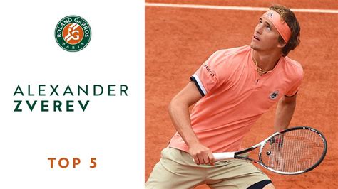 Déjà au premier tour, le joueur de 22 ans. Alexander Zverev - TOP 5 | Roland Garros 2018 - YouTube