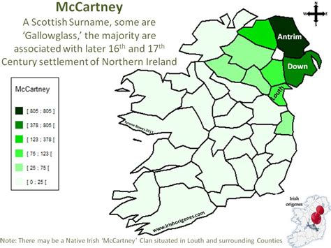 List of the most common surnames starting with m in the u.s. Cartney'Mc | Irish Origenes: Use your DNA to rediscover ...