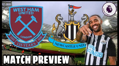 Newcastle attack down the left again. WEST HAM VS NEWCASTLE UNITED | MATCH PREVIEW - YouTube