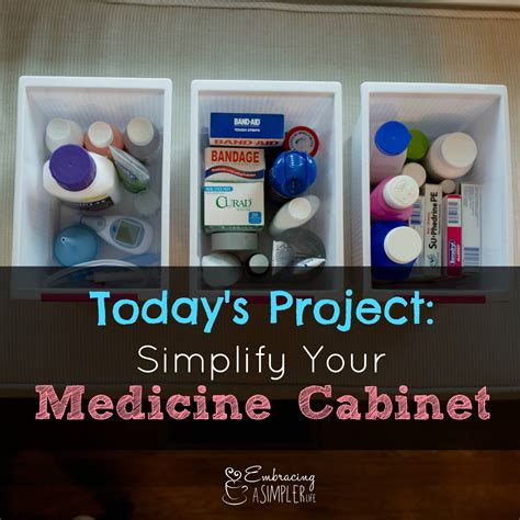 Maybe you would like to learn more about one of these? Today's Project: Simplify Your Medicine Cabinet ...