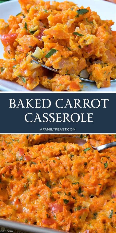 Baked carrot chips are the addictive snack you didn't know you needed. Baked Carrot Casserole - A Family Feast® | Baked carrots ...