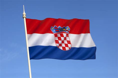 Sie suchen eine ferienwohnung kroatien? De Vlag Van Kroatië - Europa Stock Afbeelding - Afbeelding ...