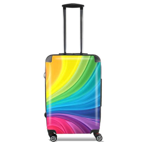 2 wheel cabin suitcase | m&s. Rainbow Abstract for Lightweight Hand Luggage Bag - Cabin ...