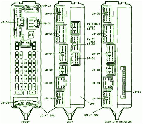 Depending on the ignition mode, a given fuse may. 2001 Mazda 626 Fuse Box Diagram - Auto Fuse Box Diagram