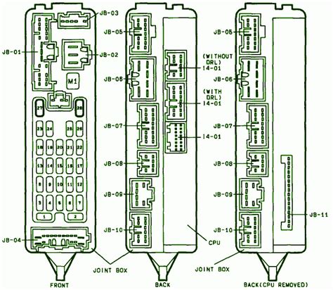 Locate fuse and relay on your vehicle. 2001 Mazda 626 Fuse Box Diagram - Auto Fuse Box Diagram