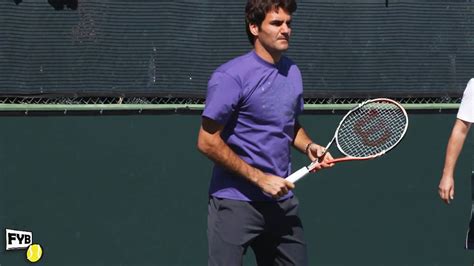 In this video, coach simon looks at some pro ready. Roger Federer Close-Up Slow Motion HD -- Indian Wells Pt. 06 - YouTube