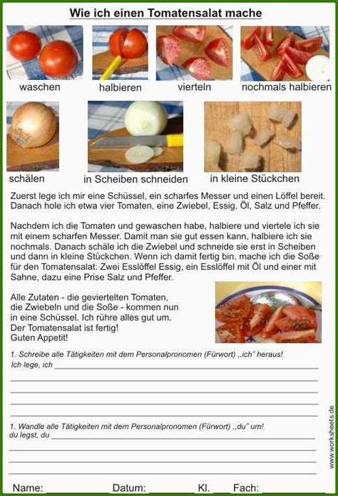 Zum drucken der vorlagen auf die vorschaubilder klicken. Vorlage Rezepte Selber Schreiben Großartig tomatensalat Rezept Beschreibung Mit Text Und Bild ...