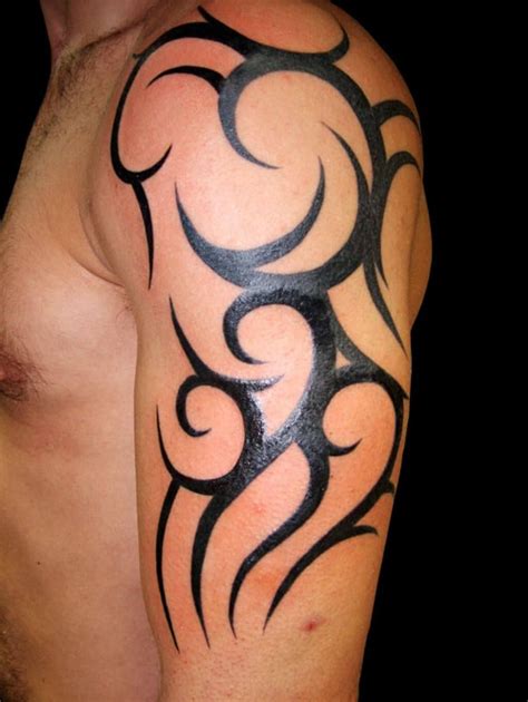 They covered the whole back, chest, arms and thighs. Tribal Tattoo Designs & Ideas on Arm | Cool tribal tattoos ...