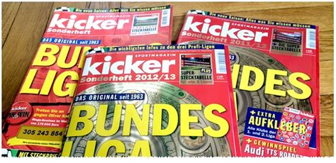 Juli, erscheint das sonderheft zur saison 2019/20 von sport 1. Kicker Bundesliga Sonderheft 2014/2015