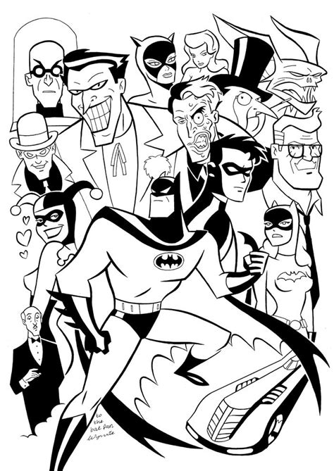 The animated series → сезон 1 65. Animated Batman Coloring Pages Batman Beyond Animated ...