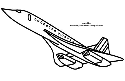 10 mewarnai gambar pesawat terbang via bonikids.blogspot.com. Mewarnai Gambar: Mewarnai Gambar Pesawat Terbang 7