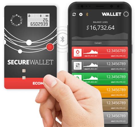 Secure Wallet | Bitcoin & Cryptocurrency Hardware Cold Storage - ECOMI Secure Wallet