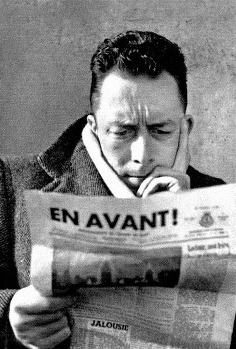 It is a paragraph that shocks and sets the tone for the rest of the story: Ravageurs read the news. | Albert Camus