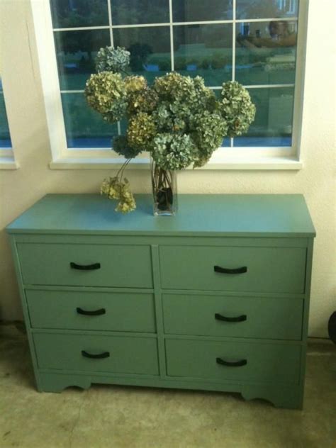 Maybe you would like to learn more about one of these? benjamin moore mill springs blue on vintage dresser ...