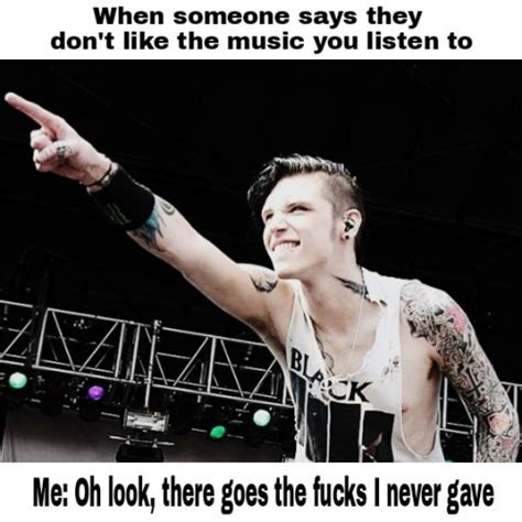 Image uploaded by courtney robertson. black veil brides meme | Tumblr