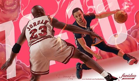 #zaza pachulia #stephen curry #steph curry #curry #javale mcgee #andre iguodala #matt barnes #kevin durant #shaun livingston #steve kerr #mike brown #steph curry #steph curry gifs #steph curry gif #steph curry imagines #steph curry imagine #au #aus #au meme #au memes #love. Michael Jordan vs Stephen Curry Illustration | Basketball ...
