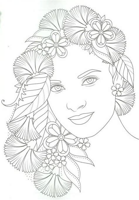 They range in styles and topics but all of them have a mysterious vibe. fantasy women coloring pages image by lailinda | Bird ...