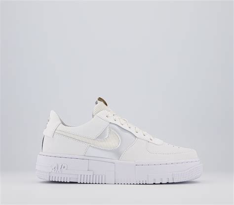 Priced at $100 usd, the nike air force 1 low pixel summit white is set to release in the coming weeks. Nike Air Force 1 Pixel Trainers Summit White Dark Beetroot ...