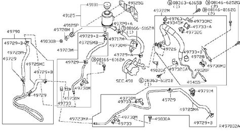 Nissan 12296ja10a genuine oem rear main seal retainer ebay. Nissan Maxima Power Steering Pressure Line Bracket - 49730-8J105 | BILL KORUMS PUYALLUP NISSAN ...