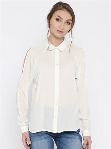 Check spelling or type a new query. ONLY Women White Sheer Solid Casual Shirt price Myntra ...