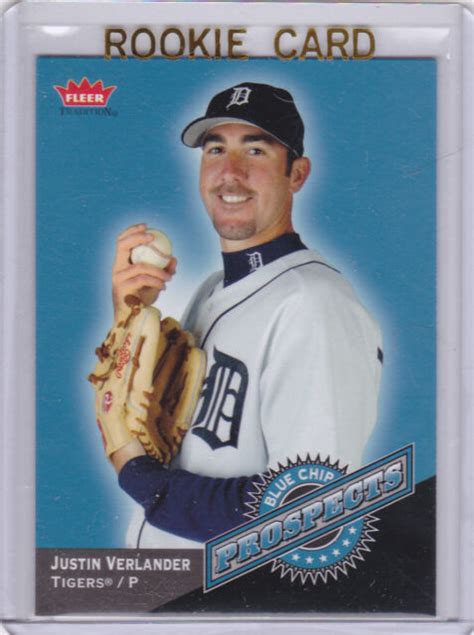 It's why at 23 years old, in his rookie season, justin verlander talks about the major league baseball players association, long considered one of the nation's strongest. Justin VERLANDER ROOKIE CARD Detroit Tigers 2006 Blue Chip Prospects $$ RC | eBay