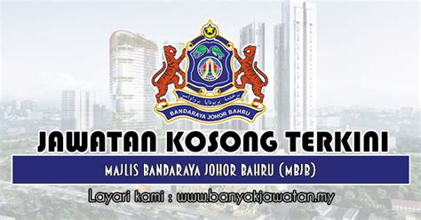 Jawatan kosong batu pahat 2017. Jawatan Kosong di Majlis Bandaraya Johor Bahru (MBJB) - 21 ...