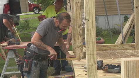 Sponsors pay for the construction, installation and volunteer labor of a free wheelchair ramp. Veterans, businesses build wheelchair ramp for WW2 vet | WHAM