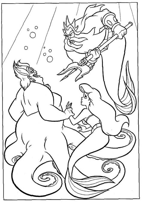 view little mermaid 7 | Arts | Mermaid coloring pages ... Vintage the little mermaid special edition coloring book golden books 1997.
