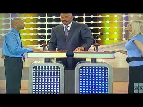 She is a very pretty and she knows it. Family feud distraction - YouTube