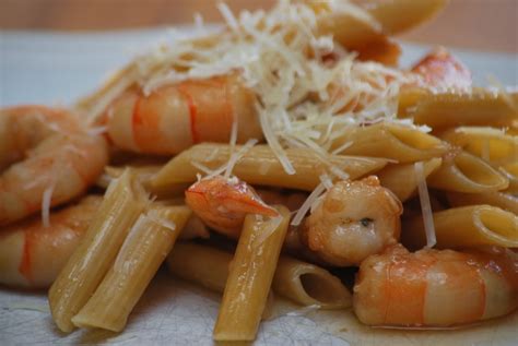 The shrimp is bursting with the flavor of the zesty marinade with lemon, garlic, shallots and herbs punctuating. My story in recipes: Spicy Parmesan Shrimp Pasta