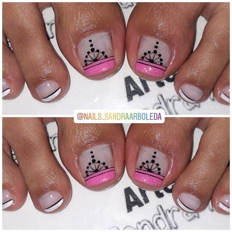 Imagenes de uñas decoradas para pies faciles de hacer | imagenes. Pin de Diana en Pedicura (con imágenes) | Uñas de pies ...