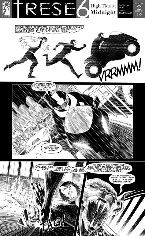 Trese is a horror/crime black and white komik created by writer budjette tan and artist kajo baldisimo. Trese: TRESE Book 6, preview 6