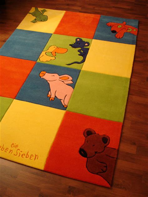 Lustiger kinderteppich aus der serie die lieben sieben. Die Lieben Sieben Teppich 2197-01 150x220 + Plüschtiere | eBay