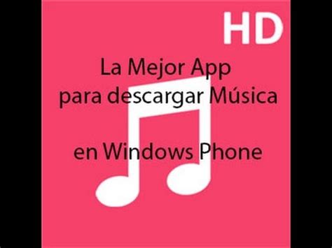 Mar 03, 2020 · mejores apps para descargar música gratis en tu android ahora sí, sin más preámbulos, entremos en materia. La mejor App para descargar Música en Windows Phone - YouTube