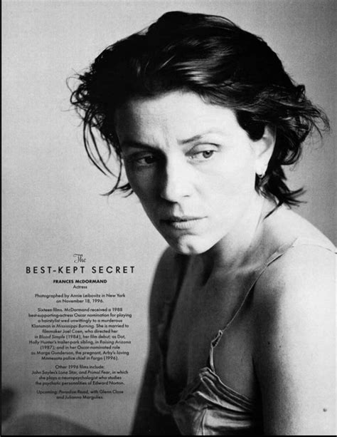 Frances McDormand photo by Annie Leibovitz for Vanity Fair ...