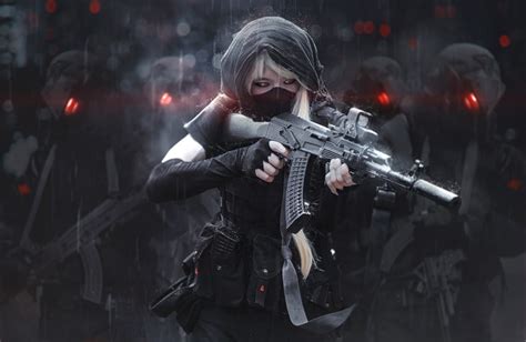 You can also filter out items that offer free shipping, fast delivery or free return to narrow down your search for wallpapers. Wallpaper : gun, women, cosplay, soldier, red eyes, girls ...