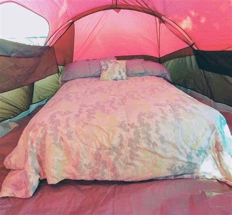 Active era premium queen size air mattress. Glamping: I used a raised queen air mattress with bedding ...