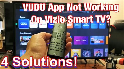 If movies & tv app on windows 10 is not working, for example, it cannot play videos properly, you can fix it with these methods. VUDU App Not Working on Vizio Smart TV? 4 Easy Solutions ...