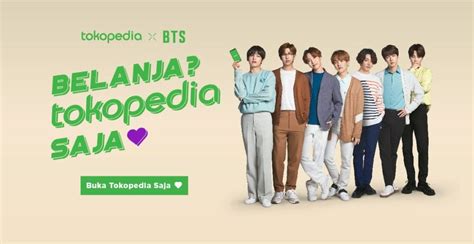 Dimulai dari tokopedia, siapa pun dapat memenuhi semua. Laksi Diamuk ARMY Indonesia Karena Tuduh Iklan BTS ...