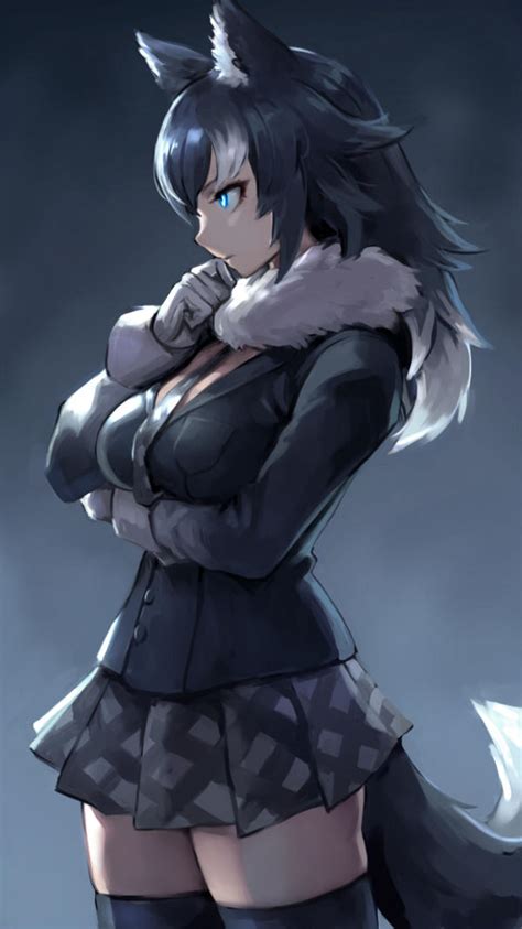 Me with cat ears in 2019 anime anime wolf girl. Grey Wolf by oopartz | Kemono Friends | Know Your Meme