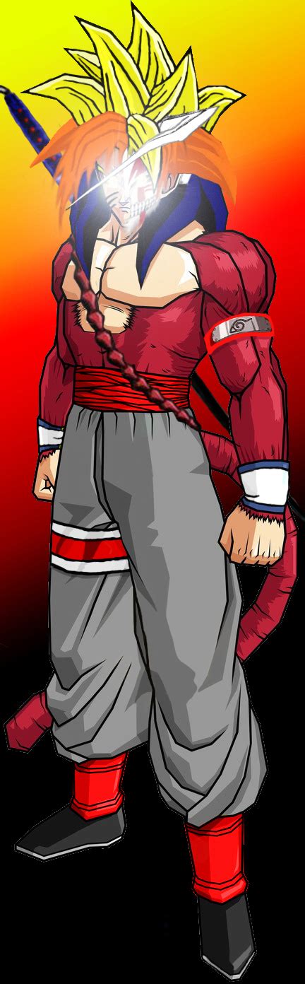 Supersonic warriors 2 released in 2006 on the nintendo ds. Naruto SSJ4 by Ninjadark21 on DeviantArt | fusion | Pinterest | Naruto and Anime