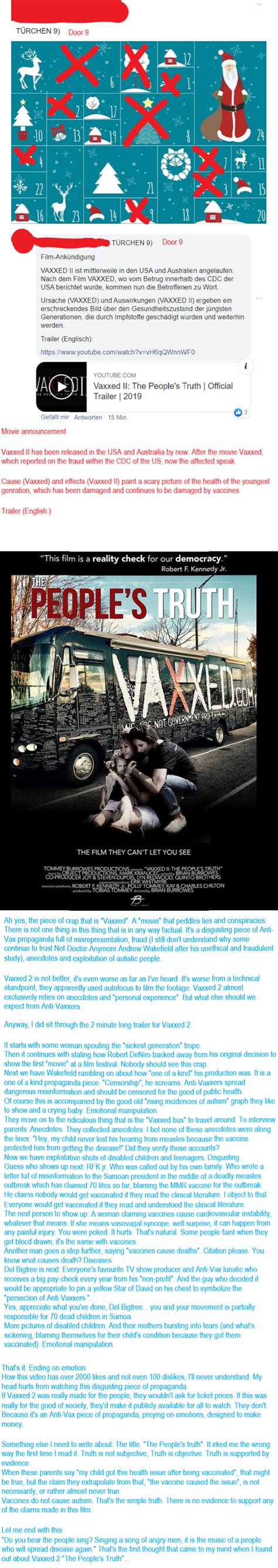 Check spelling or type a new query. The Anti-Vax advent calendar: Day 9. Vaxxed II. "The ...