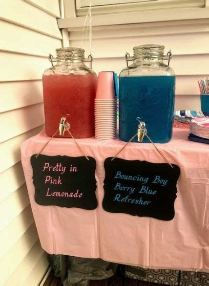 Gender reveal party ideas include handing out props, playing fun games, taking votes on the gender and baking delicious treats with the gender reveal baked right inside. 55 Trendy gender reveal party games fun baby bottle #party ...