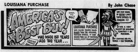 10 facts on the louisiana purchase including napoleon's reason for agreeing to the deal, the terms carried out during the presidency of thomas jefferson, the louisiana purchase doubled the size of. John Chase - Lambiek Comiclopedia