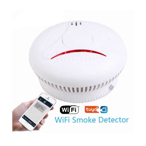 Connecting it to the network took just a few minutes. Wifi Fire Alarm Smart Smoke Detector with Tuya smart APP