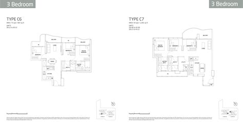 Click here for enlarged facilities site plan. Read Queens Peak Floor Plans and unit layouts to visit the showflat suites