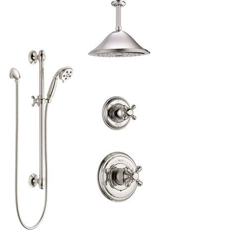 We share a ton of tips. Delta Cassidy Polished Nickel Shower System with Control ...