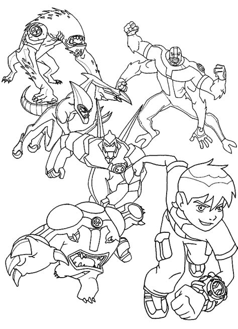 For more info on ben 10 go here. Ben 10 Coloring Pages ~ Free Printable Coloring Pages ...