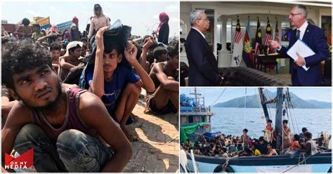 Lawatan itu adalah bagi memperlihatkan keprihatinan dan ketegasan malaysia dalam isu pelarian rohingya. "Tak boleh terima lagi, cari negara ketiga lain buat ...